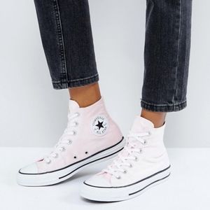 Pink Velvet Converse